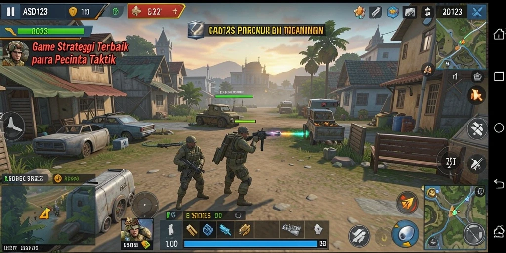 Screenshot gameplay <strong>ASD123</strong> menampilkan aksi penuh strategi dan taktik.
