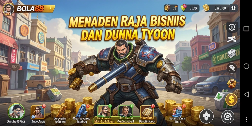 Tampilan keseruan gameplay Tycoon di BOLA88.