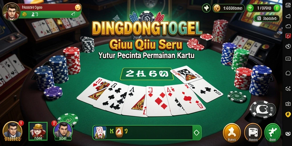 Screenshot gameplay QiuQiu DINGDONGTOGEL yang menegangkan.