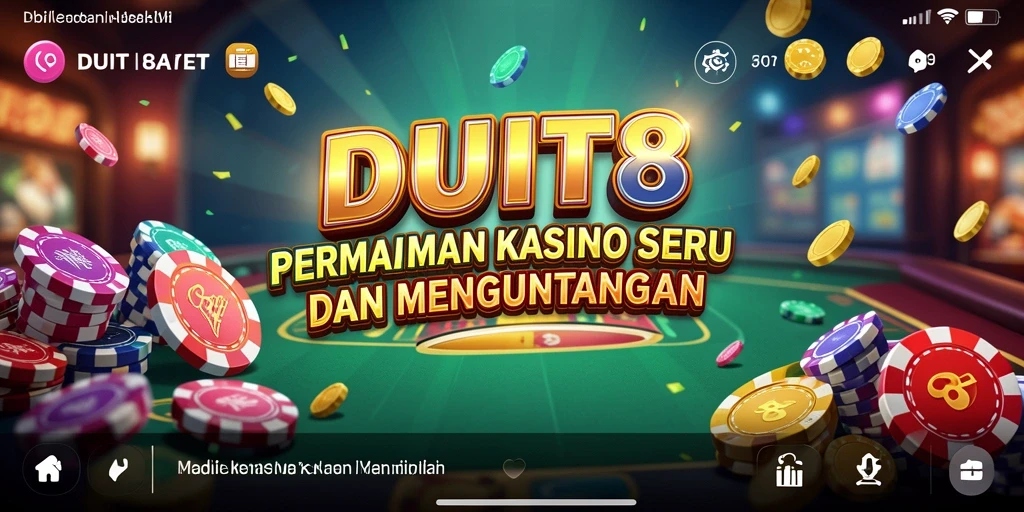 Tampilan gameplay DUIT8 yang seru dan interaktif.