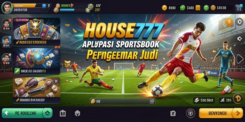 Tampilan gameplay di aplikasi Sportsbook HOUSE777 yang menarik.