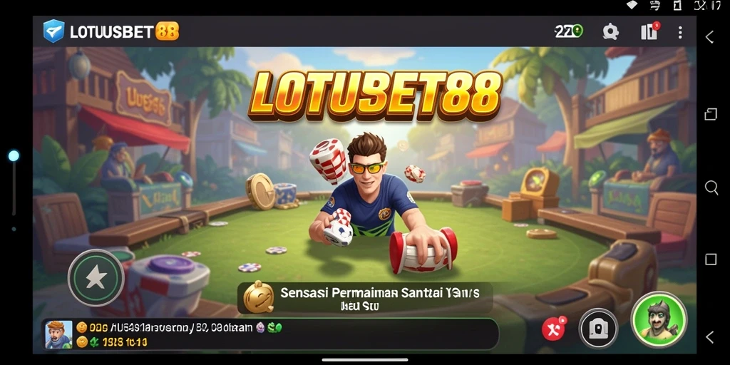 Tampilan gameplay LOTUSBET88 yang penuh warna dan menarik.