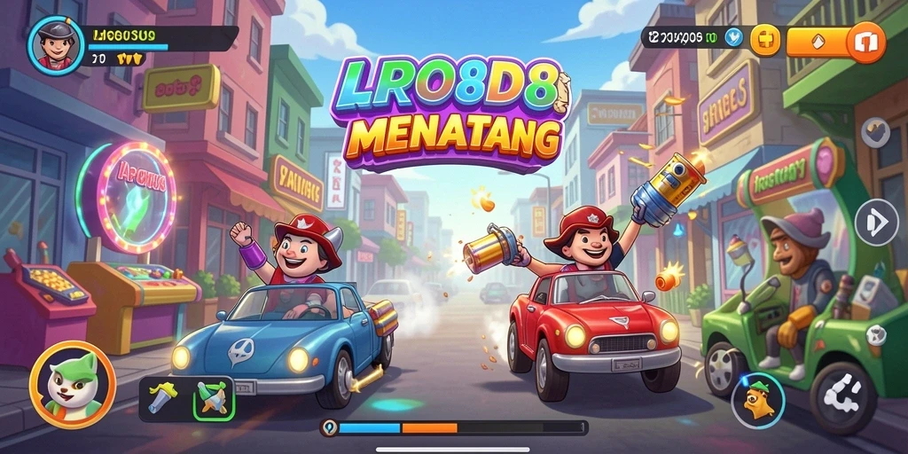 Screenshot gameplay LPO88 yang menunjukkan aksi seru di arena arcade.