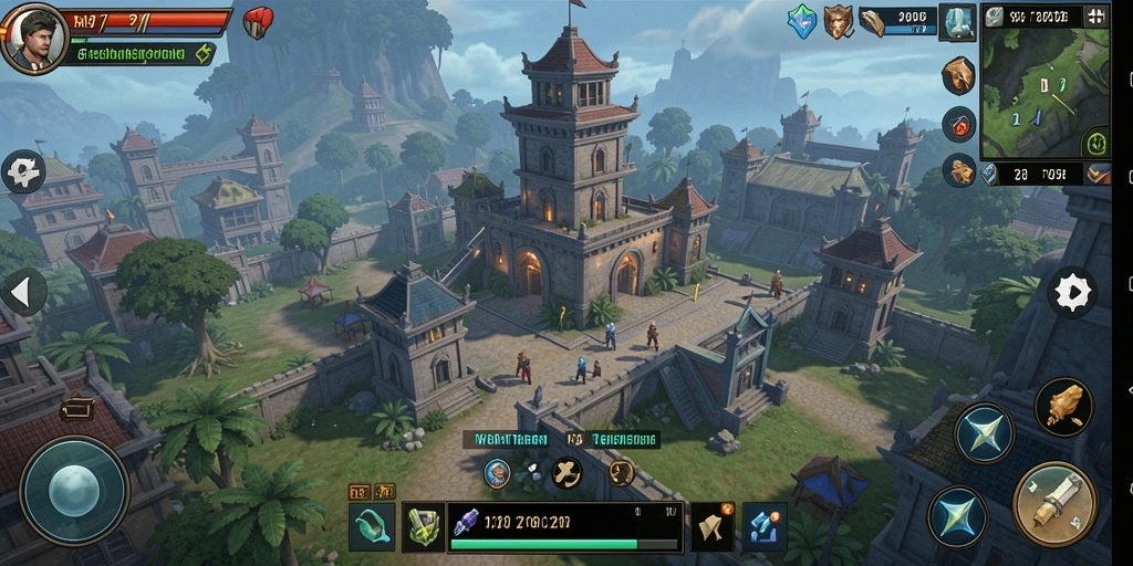 Tampilan menarik aksi Tower Defense di MPO2121.