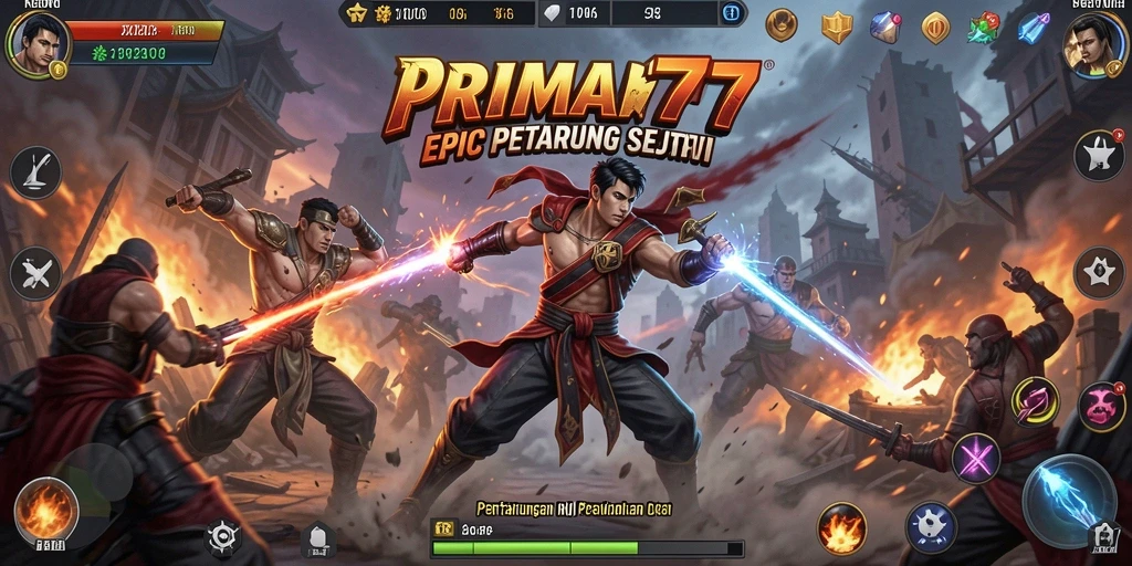 Gameplay PRIMA77 yang intens dan mendebarkan.