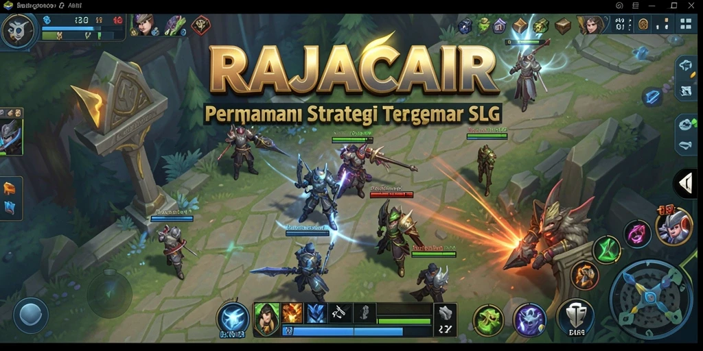 Tangkapan layar gameplay RAJACAIR yang menggambarkan strategi mendalam.