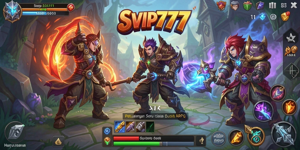 Tampilan gameplay menegangkan dalam SVIP777 yang mengasyikkan.